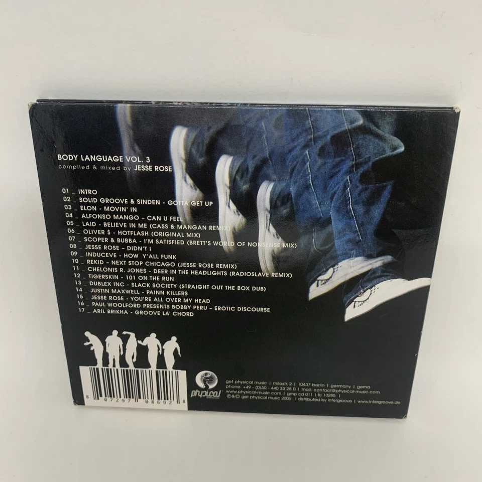 Jesse Rose BODY LANGUAGE VOL. 3 *Digipak* CD DJ Mix BUEN ESTADO Envío Gratis Foto 2 de 4