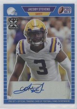 2021 Leaf Pro Set Metal 1989 Blue Rainbow 70/75 JaCoby Stevens #PA-JS1 Auto 0cv