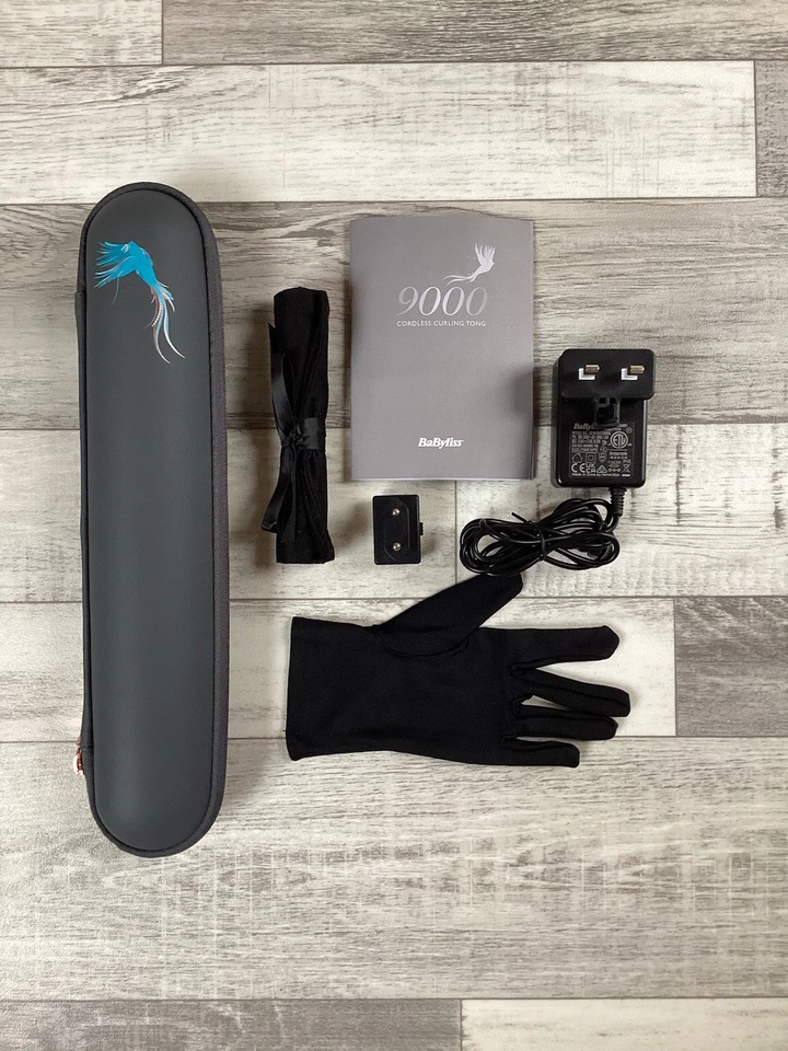 Babyliss 9000 Cordless Rechargeable Curling Tongs, Iron. Hair Straighteners. - Image 2 of 3