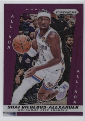 2024-25 Panini Prizm Deca All-NBA Purple 79/99 Shai Gilgeous-Alexander #273 0rd2