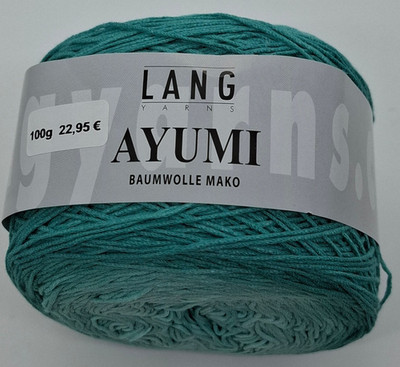 (220 /kg): 100 g LangYarns AYUMI, Baumwolle, langer Verlauf, 700 m, Fb. 58 #7642