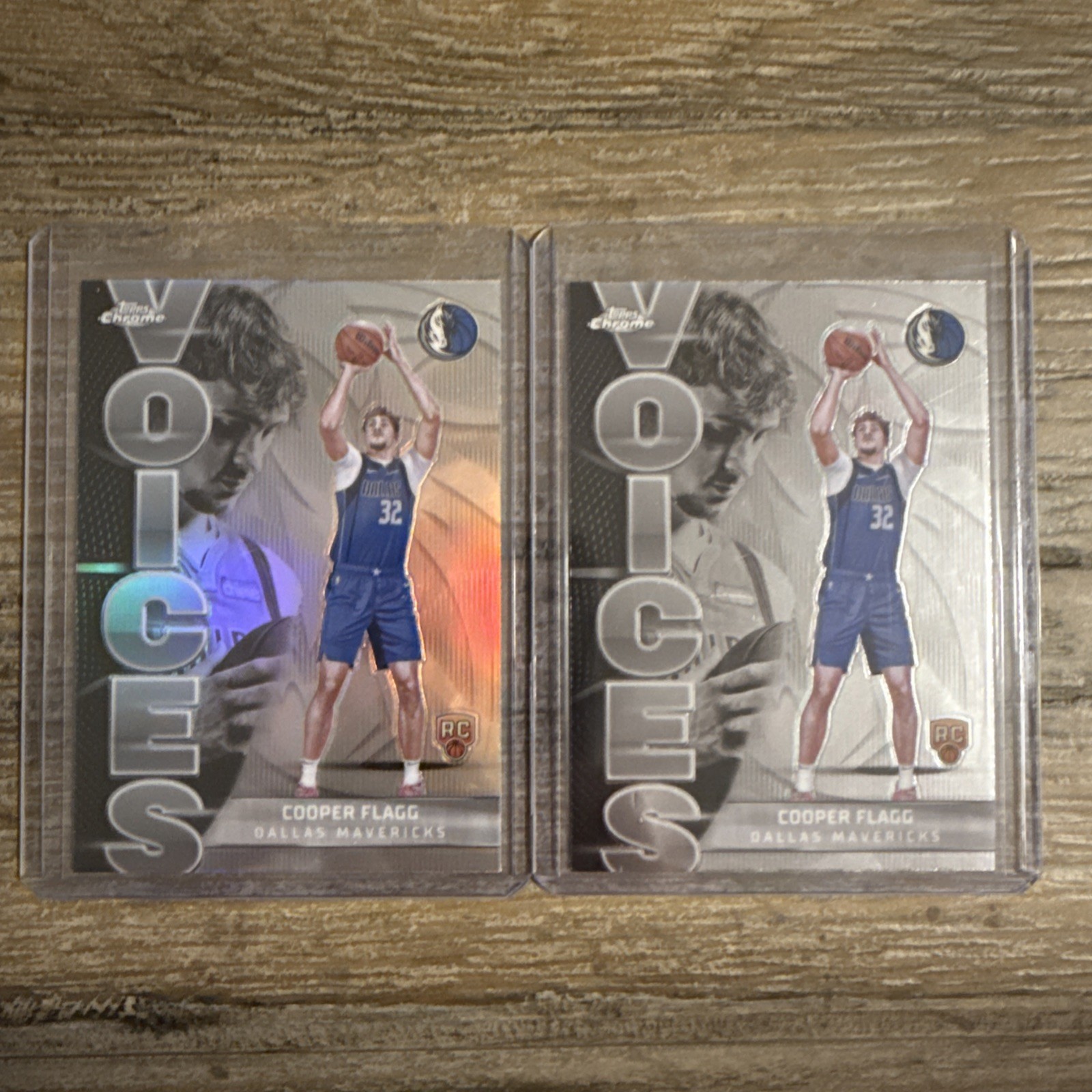 2025-26 Topps Chrome Cooper Flagg Refractor RC Voices Base RC ROY Mavericks ☄️🔥