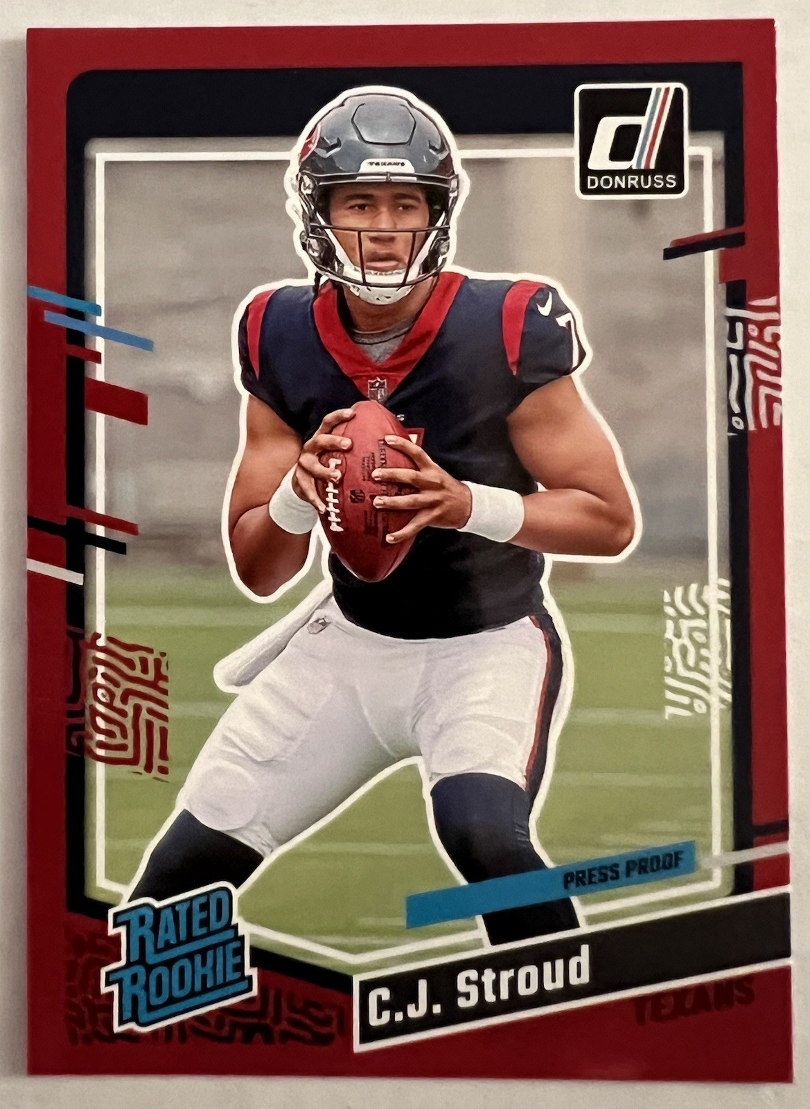 2023 Panini Donruss - Rated Rookie C.J. Stroud #339 Press Proof Red (RC)