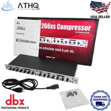 Harman JBL dbx 266xs Dual-Channel Compressor/Gate Analog Dynamics Processor NEW