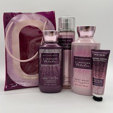 Bath  Body Works A Thousand Wishes Gift Set Body Wash Mist Lotion Cream Bag