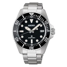 Seiko Prospex Diver Scuba Solar Men's Watch SBDJ063 Silver Dial Stainless Steel