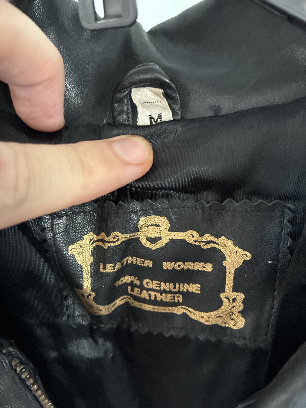 Leather Aztec Native Jacket Turquoise Tribal Leat… - image 5