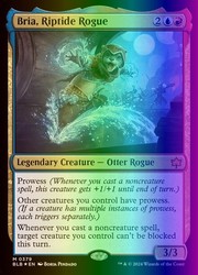 Bria, Riptide Rogue 379/454 Bloomburrow Foil