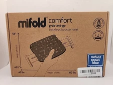 NEW Mifold MF12-US/BLU/B2C Car Booster Seat - Blue
