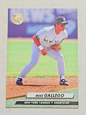 1992 Fleer Ultra Mike Gallego #406 New York Yankees