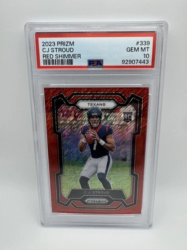 2023 Panini Prizm - Rookies C.J. Stroud #339 Red Shimmer Prizm /35 Texans 🔥
