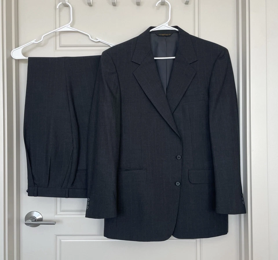 Chaqueta blazer gris claro espiga. 100% lana. Excelente estado. Talla 40S. Foto 3 de 4