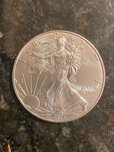 2013 $1 American Silver Eagle 1 oz Brilliant Uncirculated Flawless Beauty