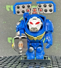 Custom PAD Printed LEGO WARHAMMER 40K ULTRAMARINE ARTILLERY SPACE MARINE MiniFig