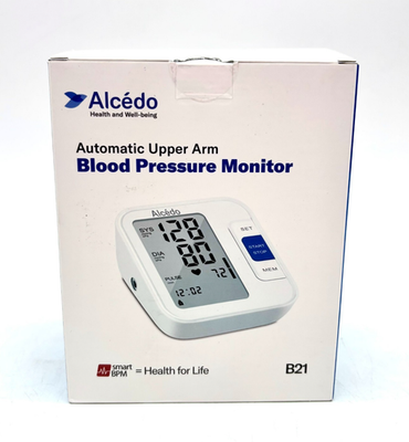 #ad Automatic Upper Arm Blood Pressure Monitor Alcedo Large LCD Display Model: B21 $15.00