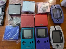 Lot of Nintendo Game Boy, Color, Advance, SP - PARTS ONLY