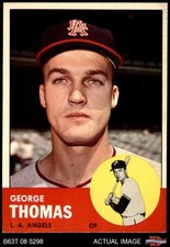 1963 Topps #98 George Thomas Angels 6 - EX/MT
