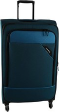 Paklite travel suitcase 4 wheels, soft shell wheeled expandable suitcase large