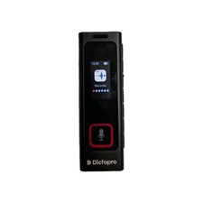 Dictopro X200 Digital Voice Recorder Manual Micro USB Portable Audio Device Used