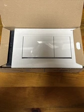 Geberit 115.883.KJ.1 Dual Flush Plate  Sigma - White & Polished Chrome