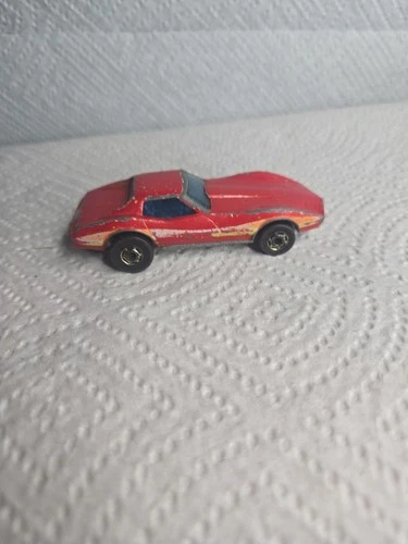 Hot Wheels Corvette Stingray, mf Red, hogd wheels, Hong Kong base, loose
