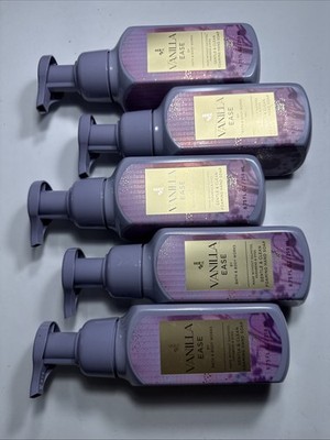 5 NEW Bath & Body Works Gentle & Clean Foaming Hand Soap, 8.75 OZ VANILLA EASE
