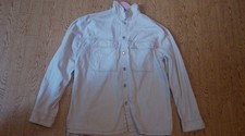 H&M Damen Denim-Bluse Kimono beige Langarm Kr...