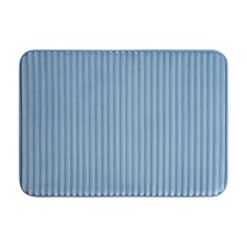 Mainstays Blue Performance Foam 20" x 32" Bath Rug