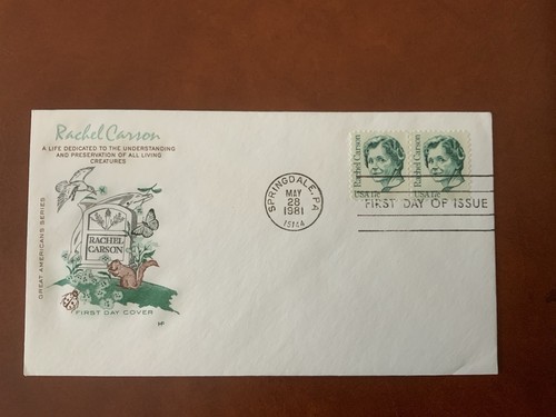 1981 #1857 17c Rachel Carson - House Of Farnam FDC