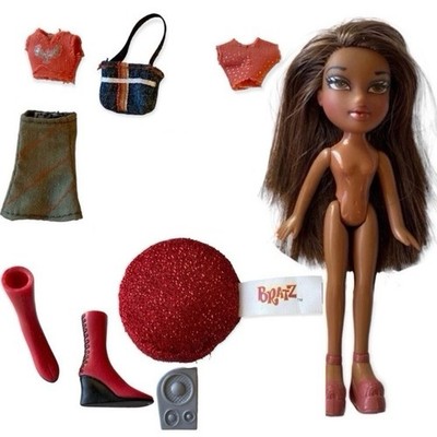 Huge Lot Lil Bratz Sasha Doll Clothes Boots Funky Fashions Pack 2002 2003 2004