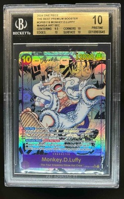 2024 One Piece The Best Monkey D Luffy SEC Manga Alt Art #OP05-119
