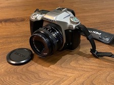  AS-IS PENTAX ist DS Silver w/ RICOH Rikenon 50mm f/2 Lens CCD Sensor