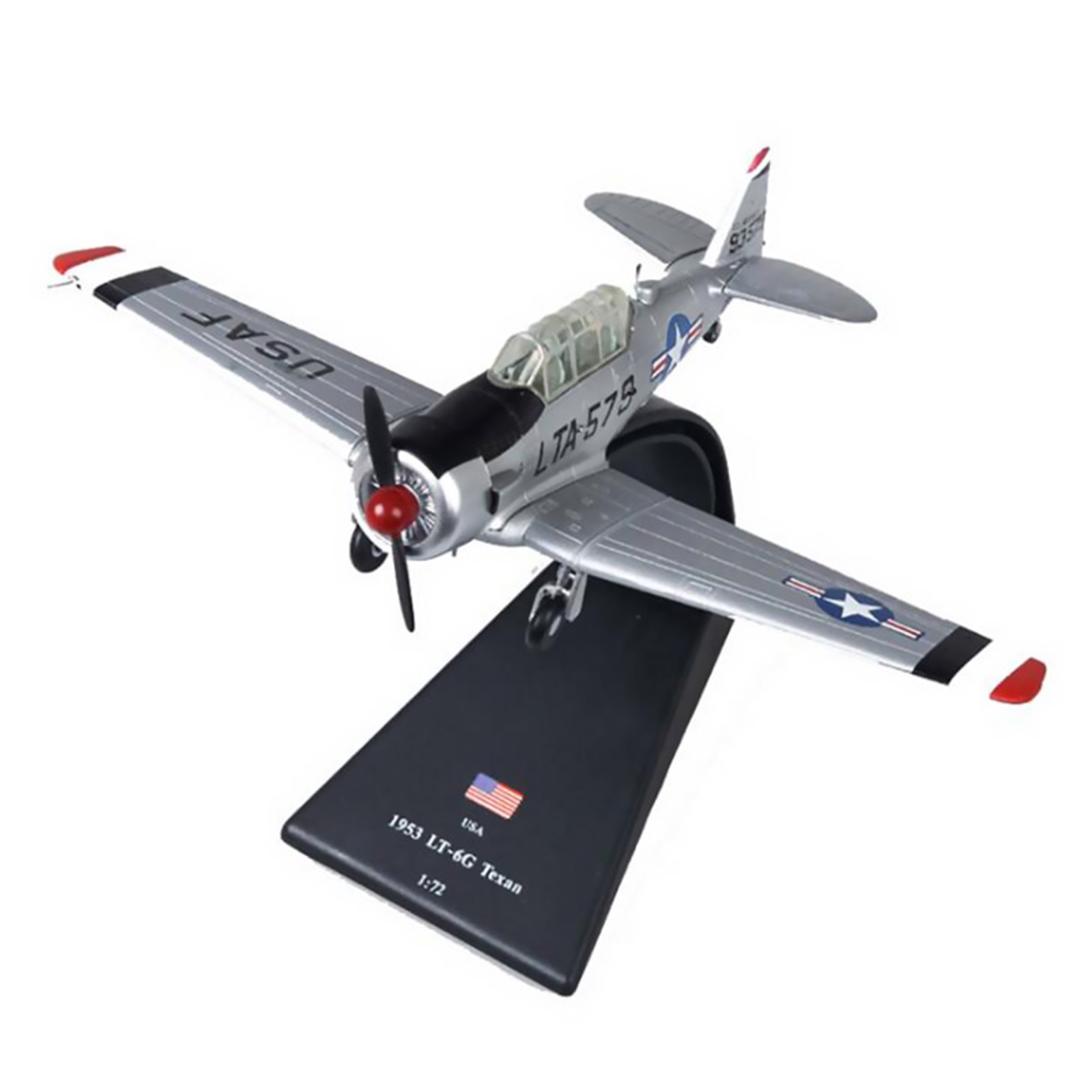 1/72 WWII USA 1953 T6 LT-6G Texan Fighter Navy Aircraft Model Military Ornaments