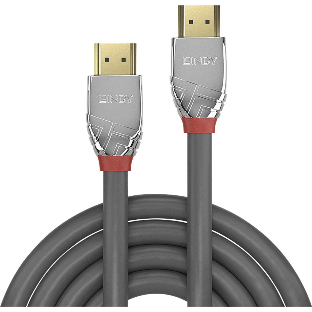 Кабель LINDY HDMI Anschlusskabel HDMI-A Stecker, HDMI-A Stecker 7,50 м Grau 37875 4K...