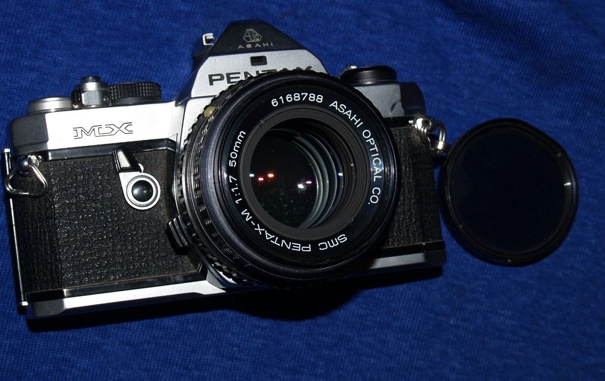 ペンタックス PENTAX ASAHI MX 1:1.7 50mm Pentax MX Asahi 35mm SLR Film Camera 50mm f/1.7 Lens From