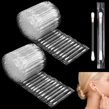 200 Pcs Piercing Aftercare Swabs, Saline Solution, Individually Wrapped  Steril