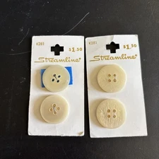 VTG Streamline Plastic button You-Choose