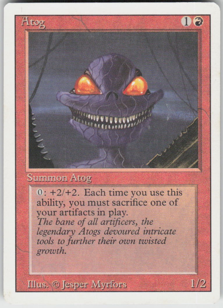 Atog Common Revised Edition Magic: The Gathering Lightly Played