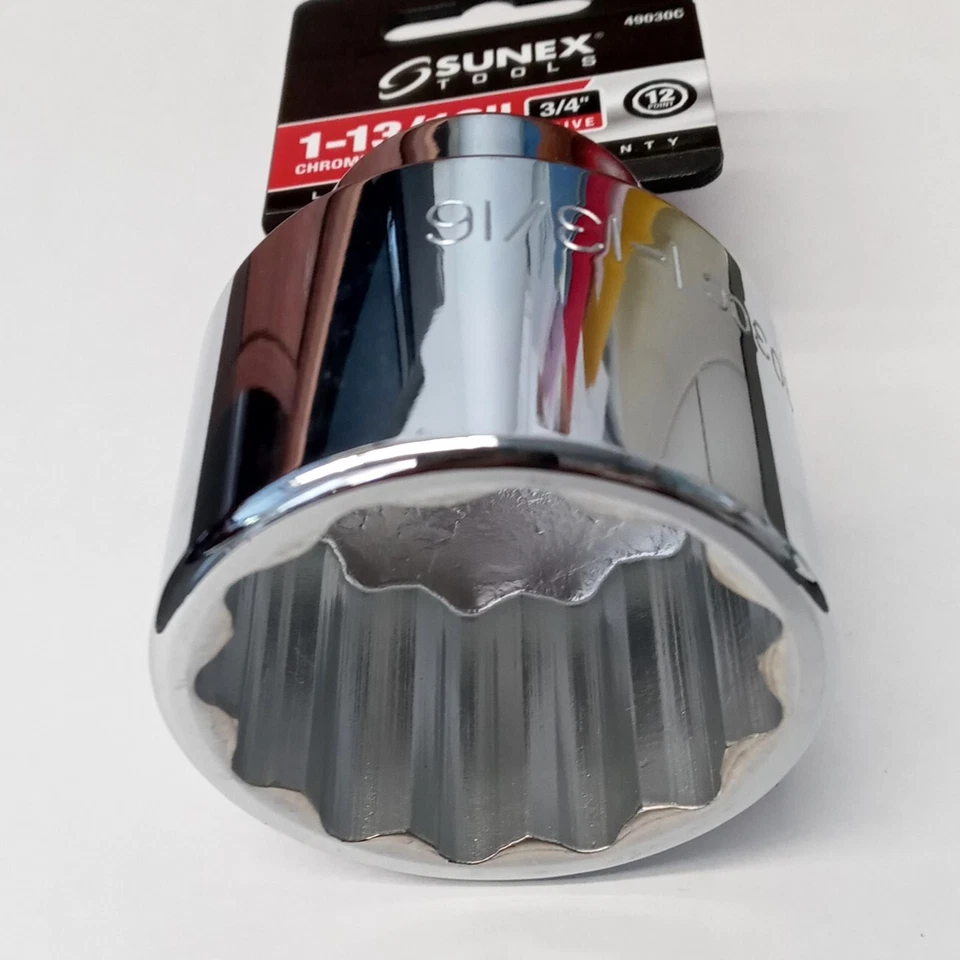 Sunex 49030C 3/4" Drive 1-13/16" Socket 12 Point - Image 2 of 2