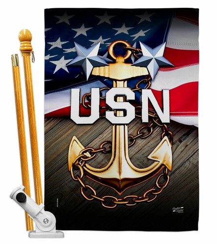 USN Garten Flagge Marine Streitkräfte Deko klein Geschenk Hof Haus Banner - Bild 6 von 17