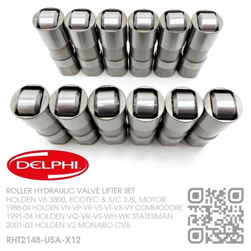 12 Hydraulic Roller Lifters For Holden Calais VS VT VX VY Ecotec L36 L67 3.8L V6