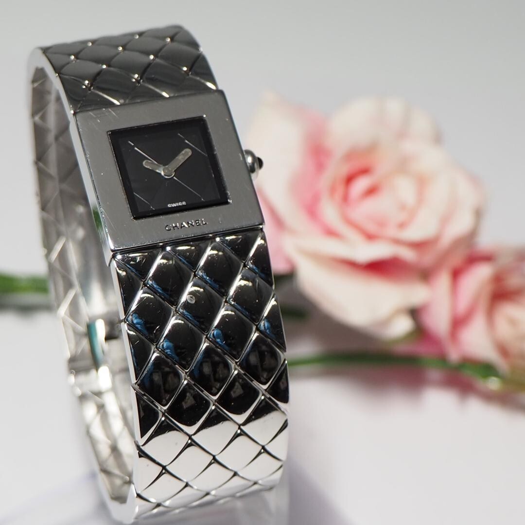 シャネル CHANEL マトラッセ スクエア レディース 腕時計 F366 2551335076.jpg?1754410840