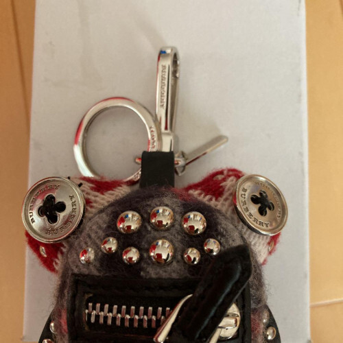 Burberry Doris The Frog Studded Bag Charm Stuffed Animal Key
