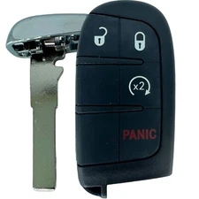 Fits 2015 2016 2017 2018 Jeep Renegade Keyless Remote Start Key Fob M3N-40821302