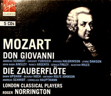 Signed ANDREAS SCHMIDT Mozart Don Giovanni Die Zauberflöte Norrington 5 CD Box