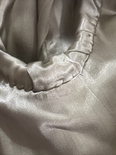 100% Cashmere Men's Thalhimers Long Winter Tan Vent Lined No Size Tag Vintage - Picture 12 of 21
