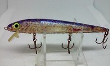 VINTAGE Rebel Minnow Style Ghost 4 1/2" Knocker Floater Jerkbait Fishing Lure