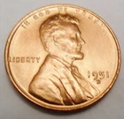 1951 D Lincoln Wheat Cent / Penny  AVE CIRCULATED  **FREE SHIPPING**