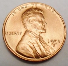 1951 D Lincoln Wheat Cent Penny Ave Circulated Free Shipping 1951 D Lincoln Wheat Cent Penny Ave Circulated Free Shipping