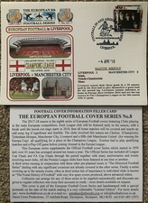 LIVERPOOL V MANCHESTER CITY CHAMPIONS LEAGUE 2018 FIRST DAY COVER